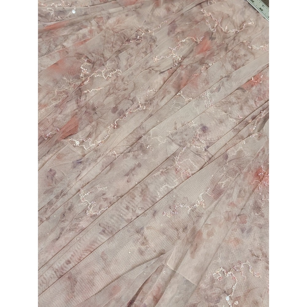 Ralph Lauren Purple Label Kymberly Floral Tulle Beaded Skirt Pink Size 4? READ - Picture 8 of 13